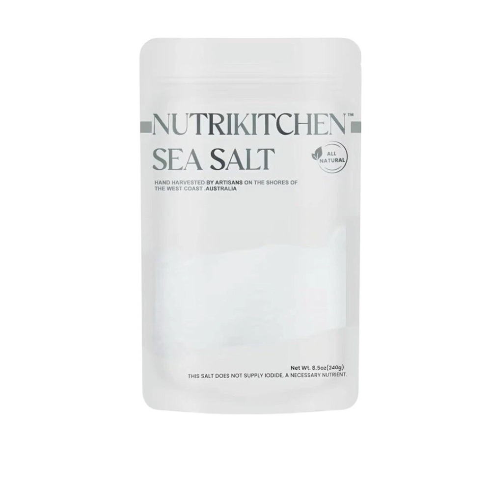 Nutrikitchen Sea Salt Fine Grind 8.5oz All Natural Artisan Australia Healthy NEW
